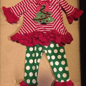 Baby girl Christmas outfit